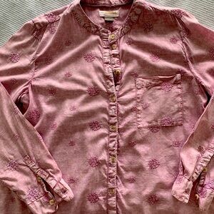 Pilcro by Anthropologie long sleeve top, cotton